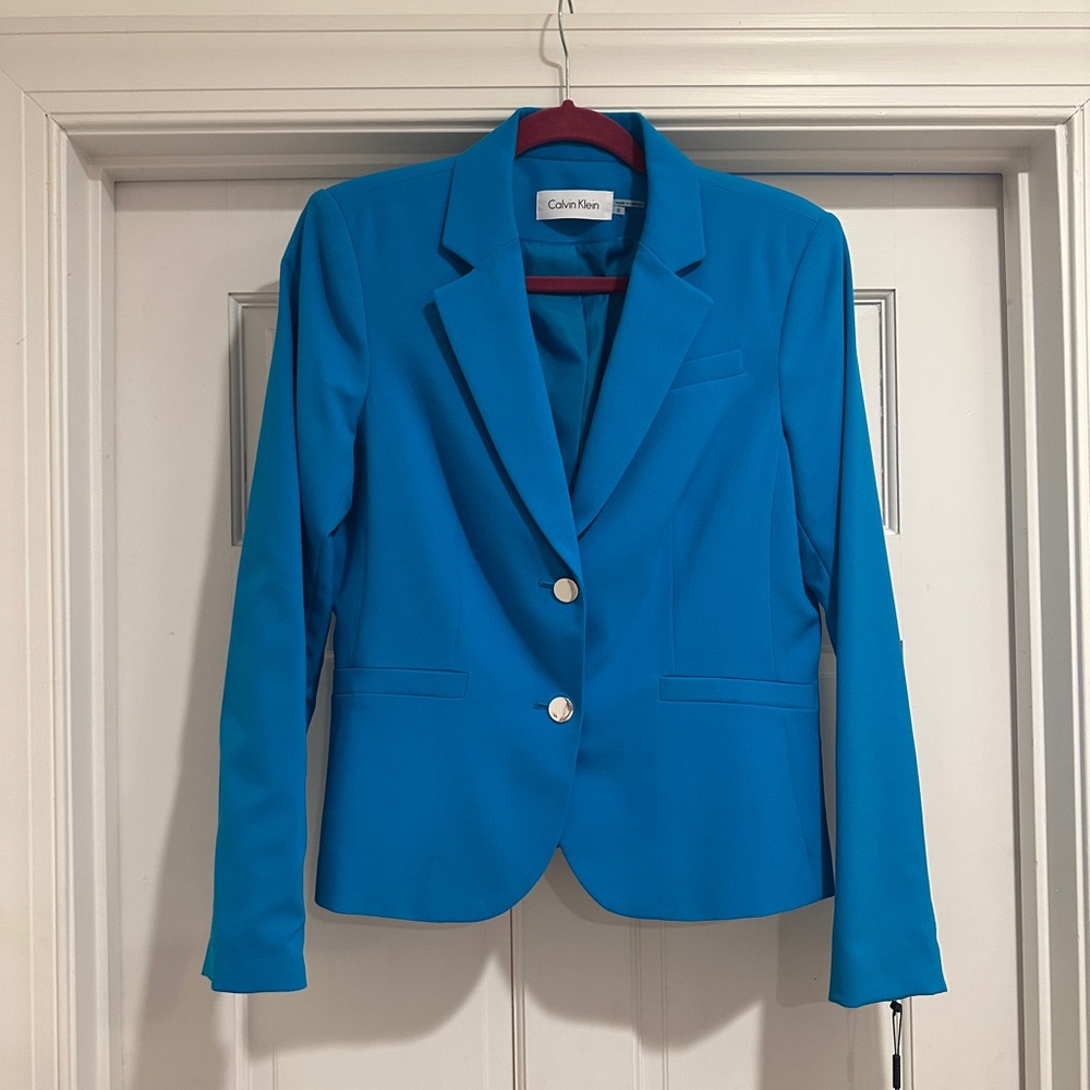 Calvin Klein Women's Blue Blazer